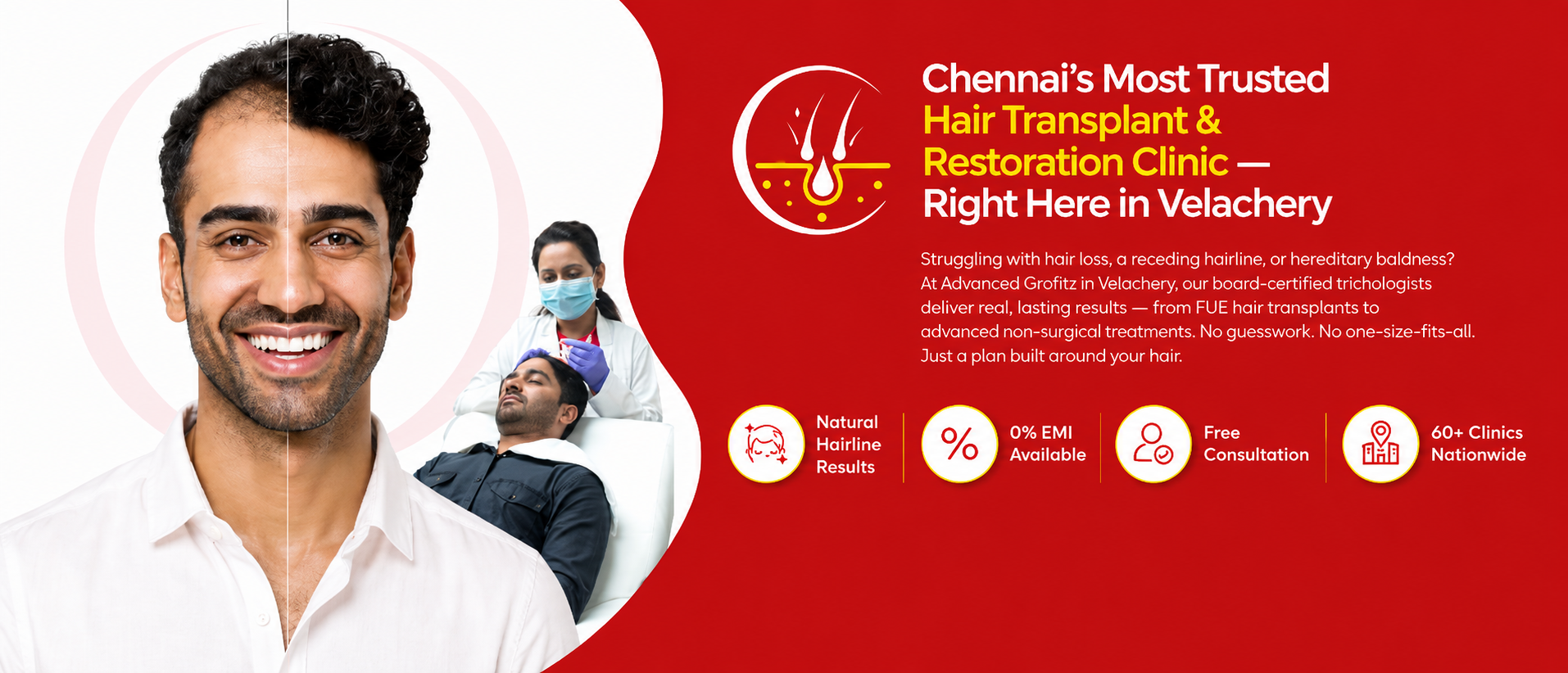 Adgro Hair Clinic Banner